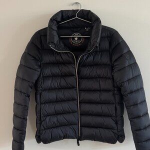 Save the Duck Black Puffer Jacket – M - Animal-Free Down Alternative